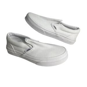 Vans Classic Slip-Ons True White Youth Size 2.5 NIB